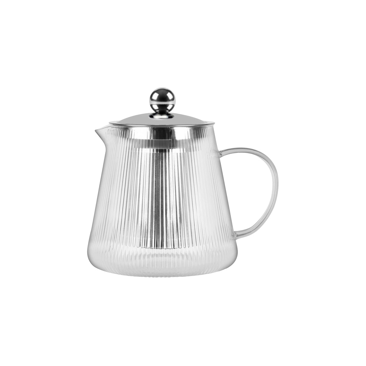 BW9120 Brew Infusion Teapot With Vertical Stripes 600ml Tomkin Australia Hospitality Supplies