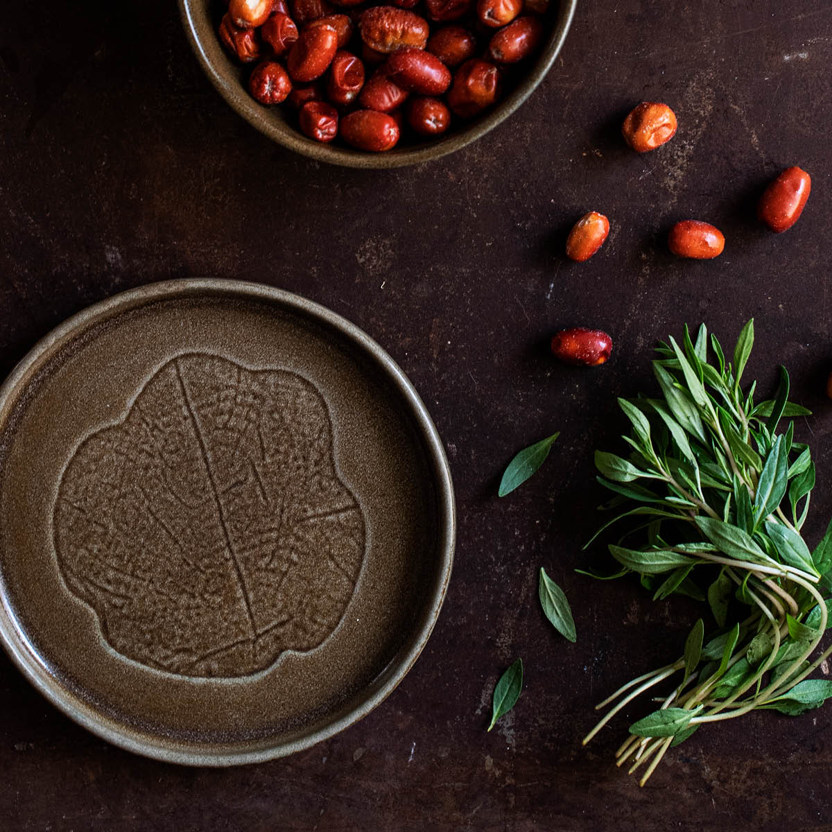 Terra Prints Round Deep Plate 240mm