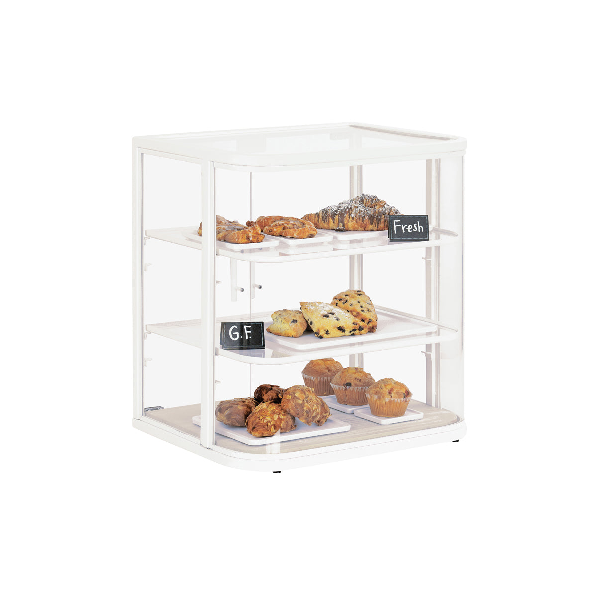 CM22417-113 Cal-Mil 3-Tier Display Case 533x432x591mm Tomkin Australia Hospitality Supplies