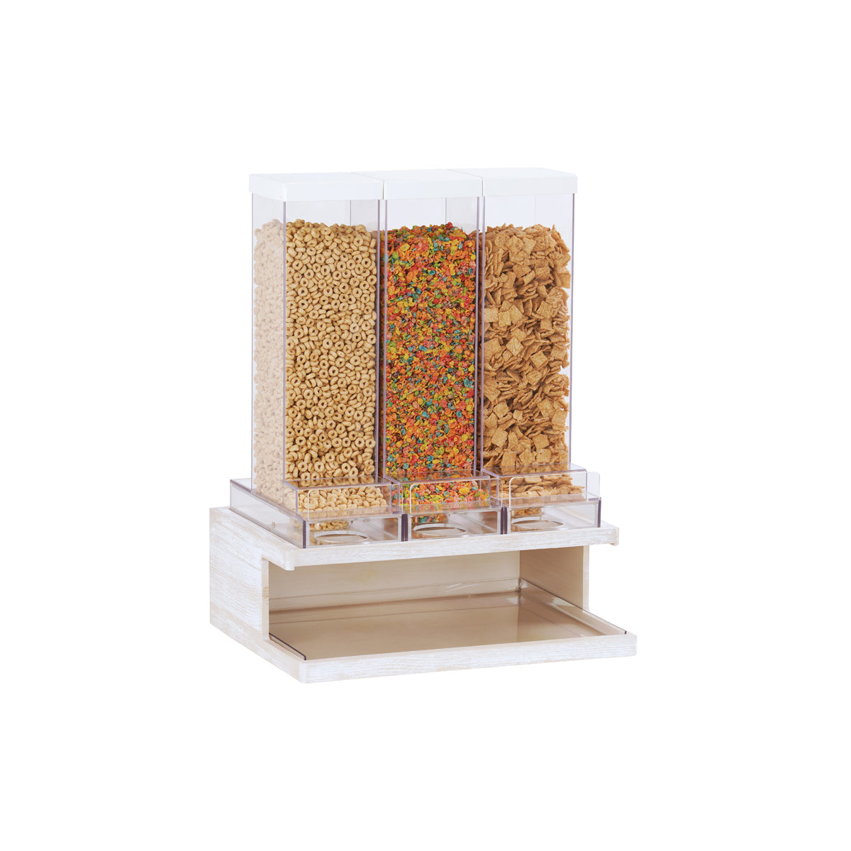 CM22457-113 Cal-Mil 3 Section Cereal Dispenser 457x368x610mm Tomkin Australia Hospitality Supplies