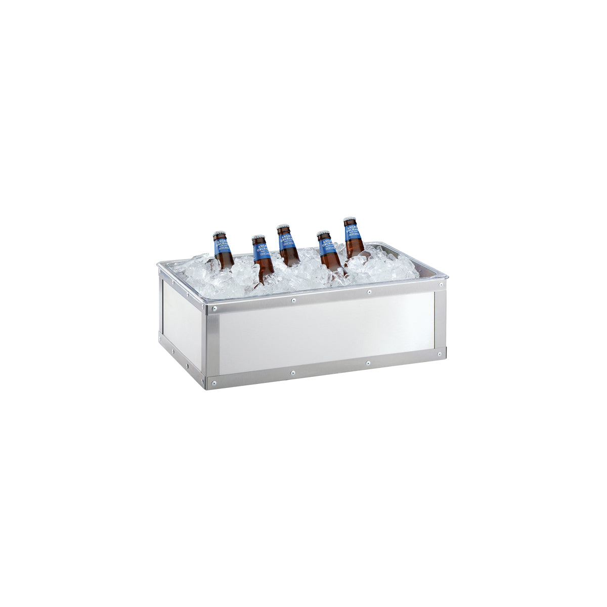 CM3395-12-55 Cal-Mil Urban Collection Icebox Stainless Steel 527x324x184mm Tomkin Australia Hospitality Supplies