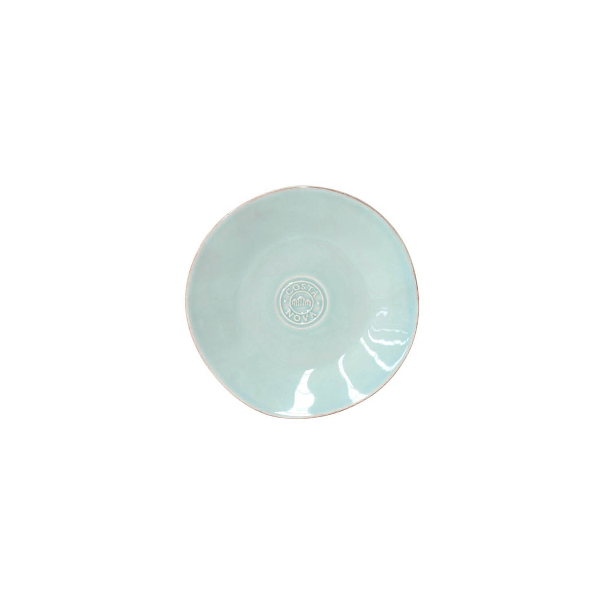 201284 Costa Nova Nova Turquoise Round Plate 163mm Tomkin Australia Hospitality Supplies