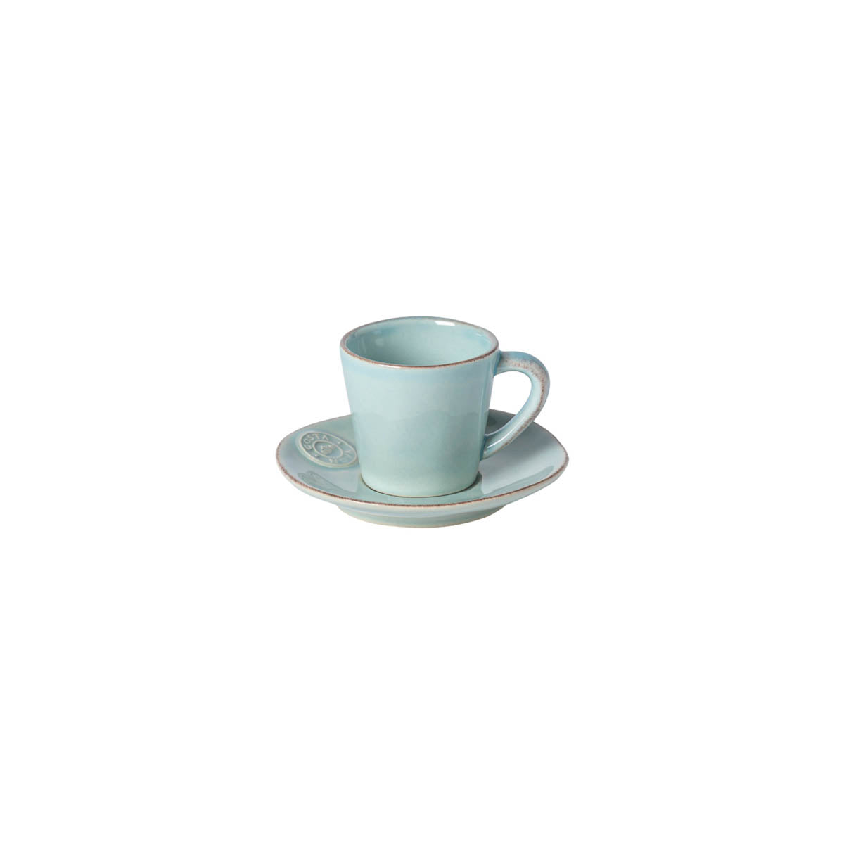 201288 Costa Nova Nova Turquoise Coffee Cup & Saucer Set 70ml  Tomkin Australia Hospitality Supplies
