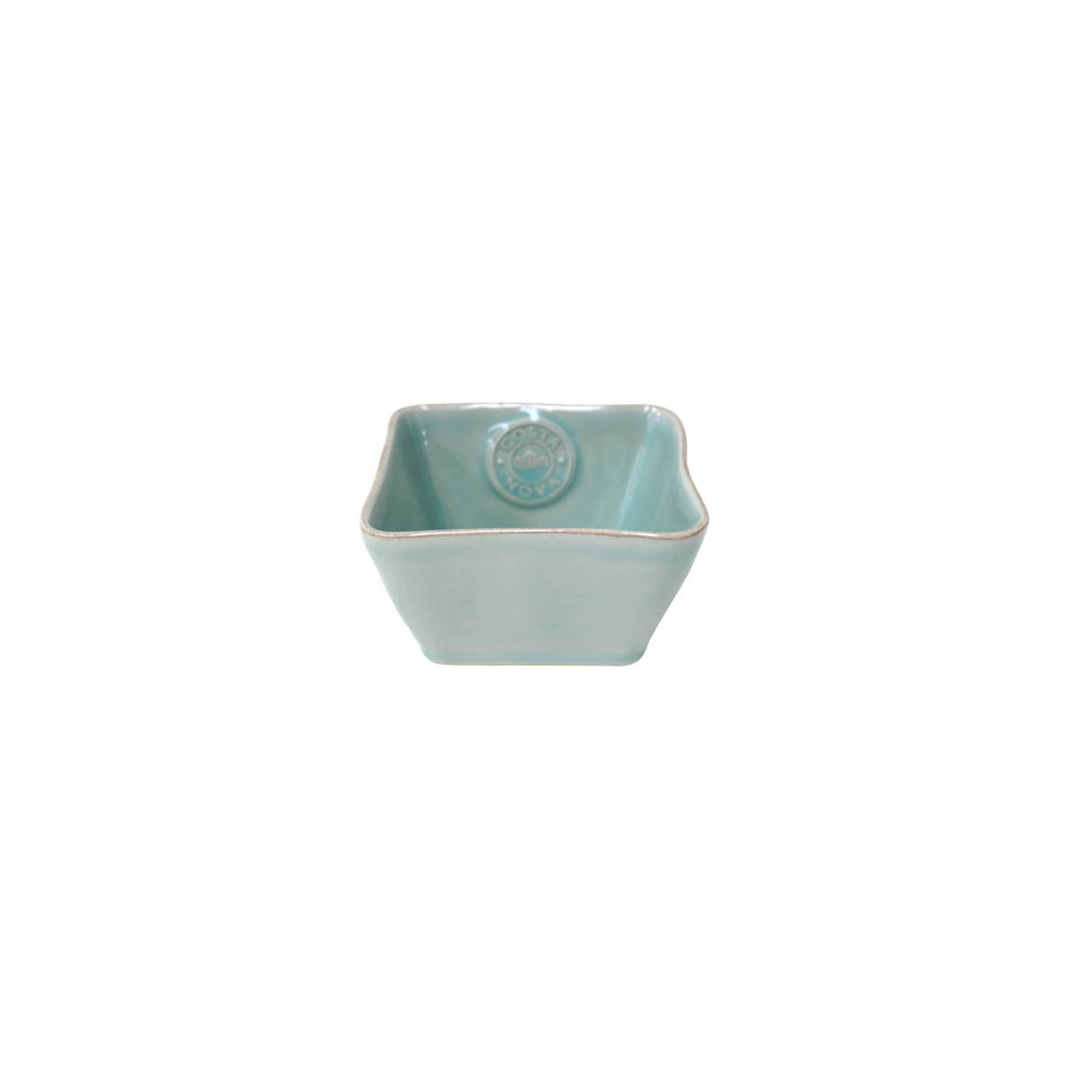 201293 Costa Nova Nova Turquoise Square Bowl 112x112mm / 340ml  Tomkin Australia Hospitality Supplies