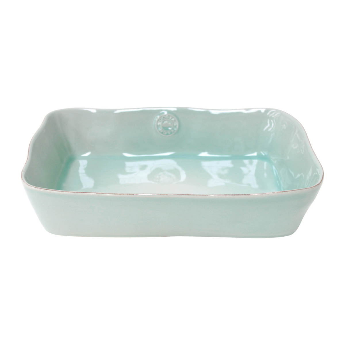 201299 Costa Nova Nova Turquoise Rectanglular Baker 355x256mm  Tomkin Australia Hospitality Supplies