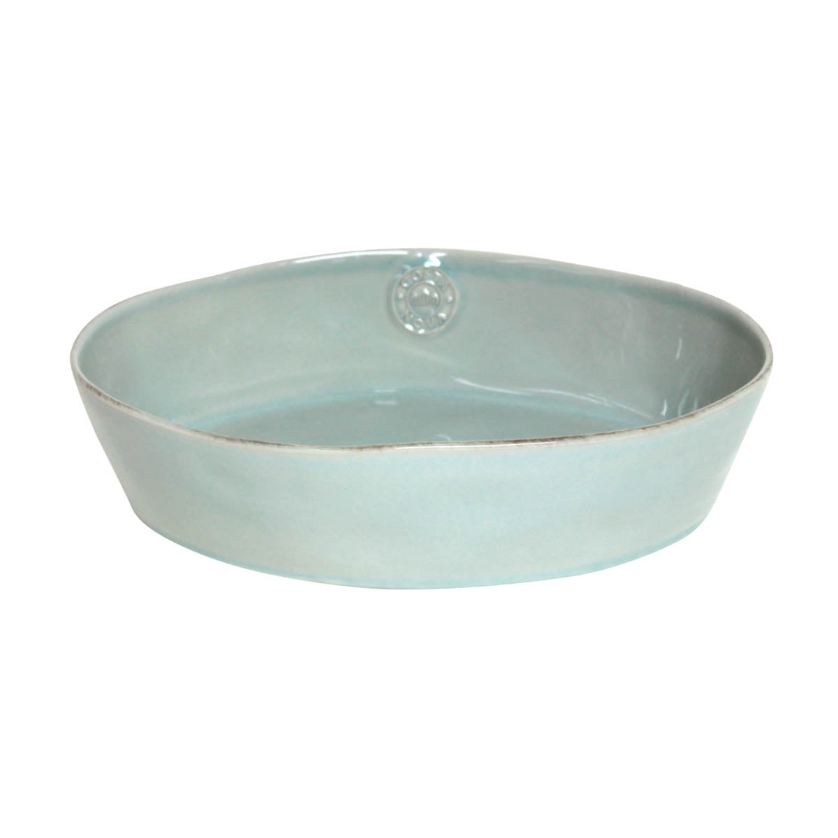 201301 Costa Nova Nova Turquoise Oval Baker 304x223mm / 2400ml Tomkin Australia Hospitality Supplies