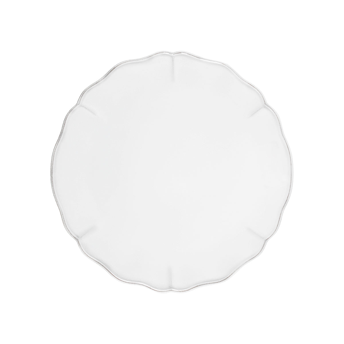 300001 Costa Nova Alentejo White Round Platter 340mm Tomkin Australia Hospitality Supplies