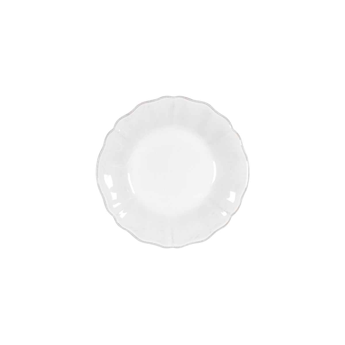 300003 Costa Nova Alentejo White Round Plate 245mm Tomkin Australia Hospitality Supplies