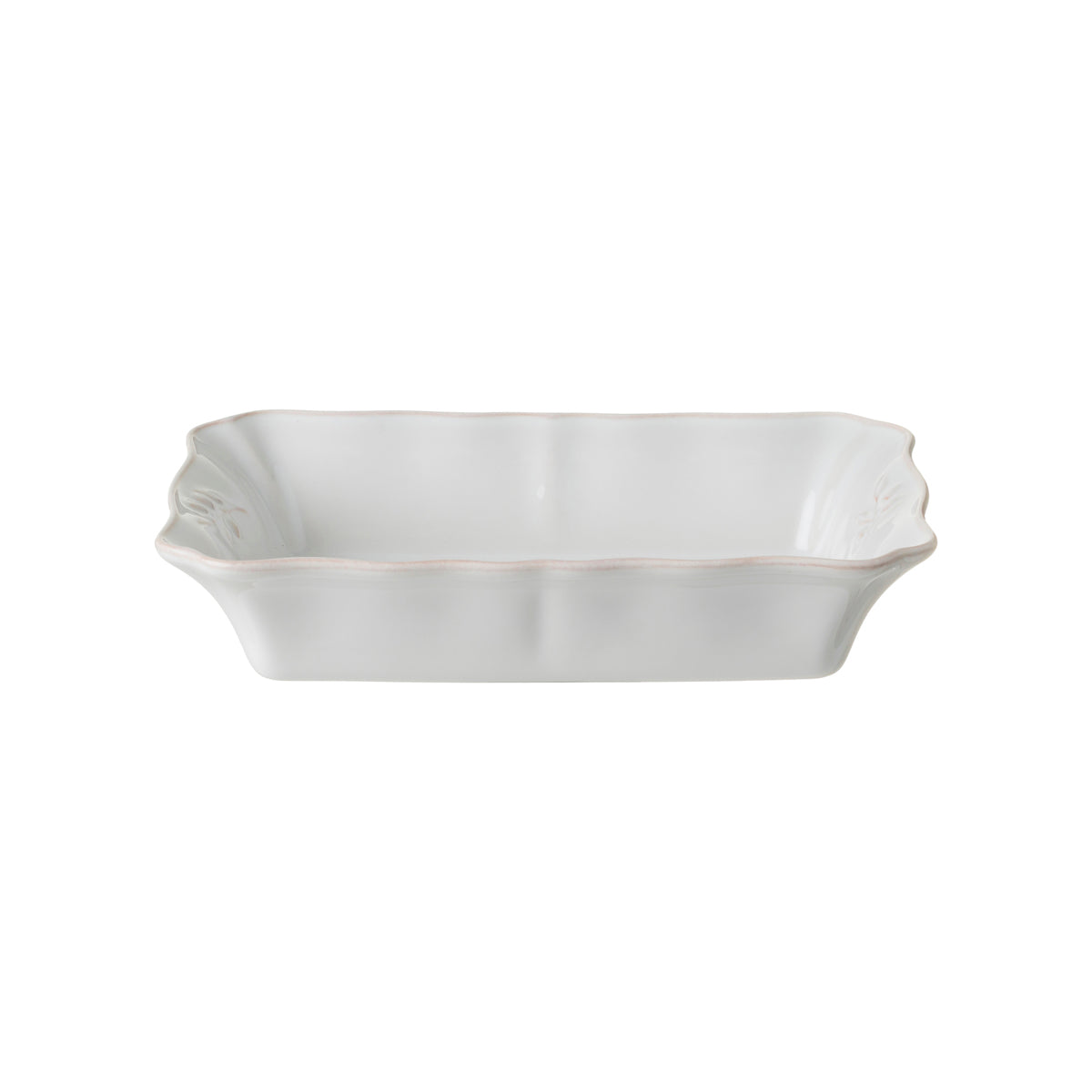 300021 Costa Nova Alentejo White Rectangular Baker 251x182mm Tomkin Australia Hospitality Supplies