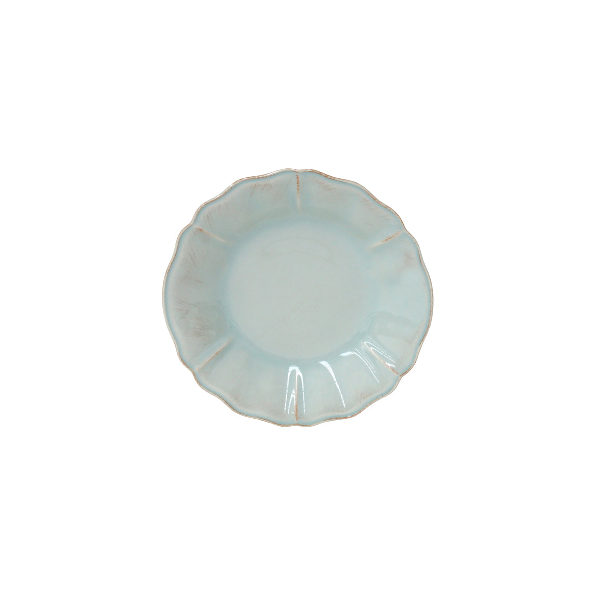 300052 Costa Nova Alentejo Turquoise Round Plate 245mm Tomkin Australia Hospitality Supplies