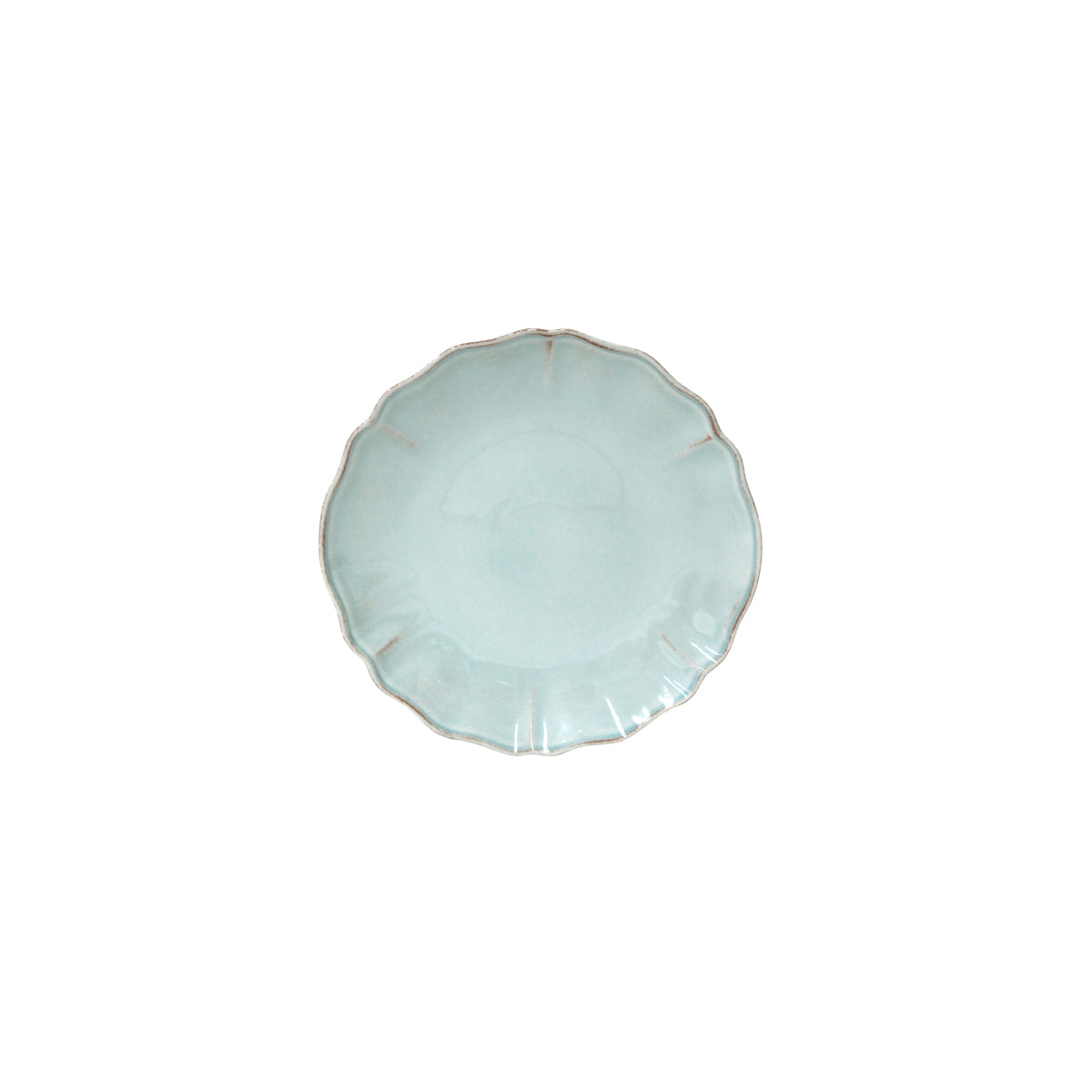 300053 Costa Nova Alentejo Turquoise Round Plate 214mm Tomkin Australia Hospitality Supplies
