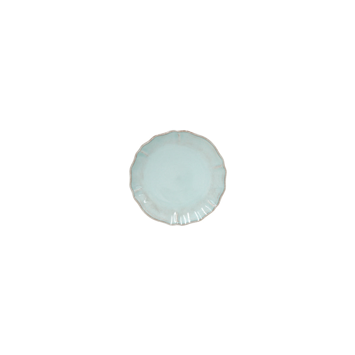 300054 Costa Nova Alentejo Turquoise Round Plate 168mm Tomkin Australia Hospitality Supplies