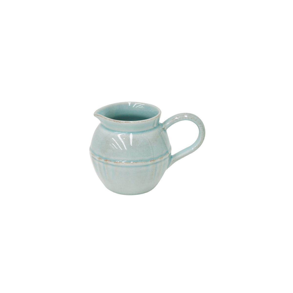 300061 Costa Nova Alentejo Turquoise Creamer 420ml Tomkin Australia Hospitality Supplies