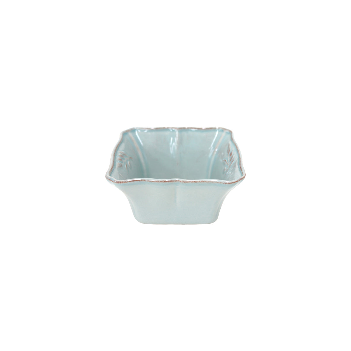 300064 Costa Nova Alentejo Turquoise Square Bowl 123mm / 360ml Tomkin Australia Hospitality Supplies