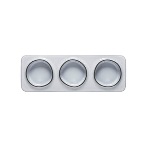 Ambar Salt of the Sea Rectangular 3 Section Tray 280x99mm