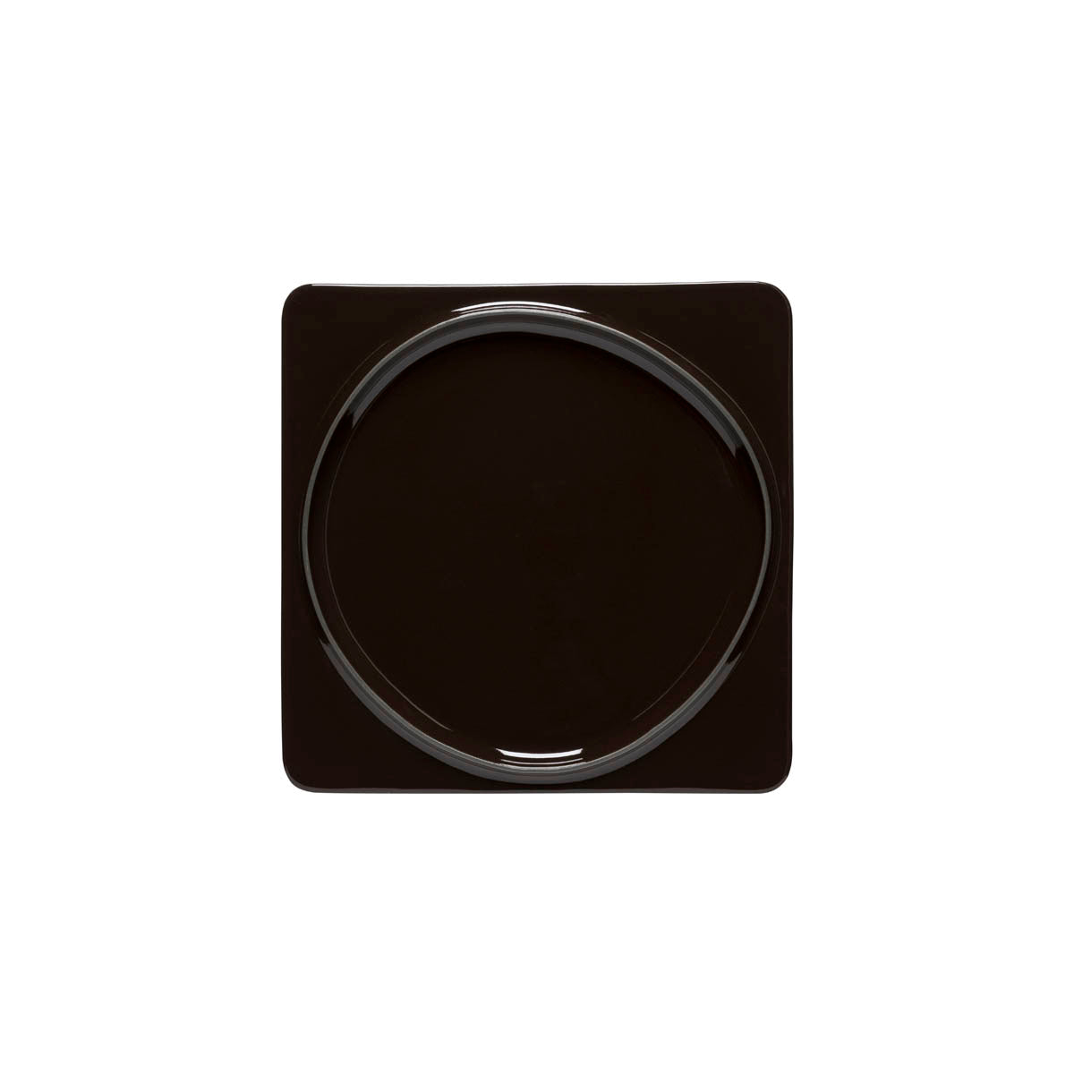 300111 Costa Nova Âmbar Chocolate Square Plate 271x271mm Tomkin Australia Hospitality Supplies