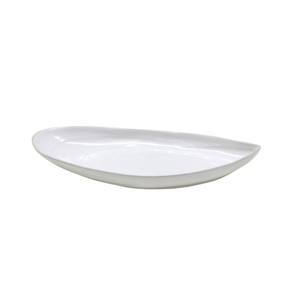 300127 Costa Nova Aparte White Oval Tray 311x142mm Tomkin Australia Hospitality Supplies