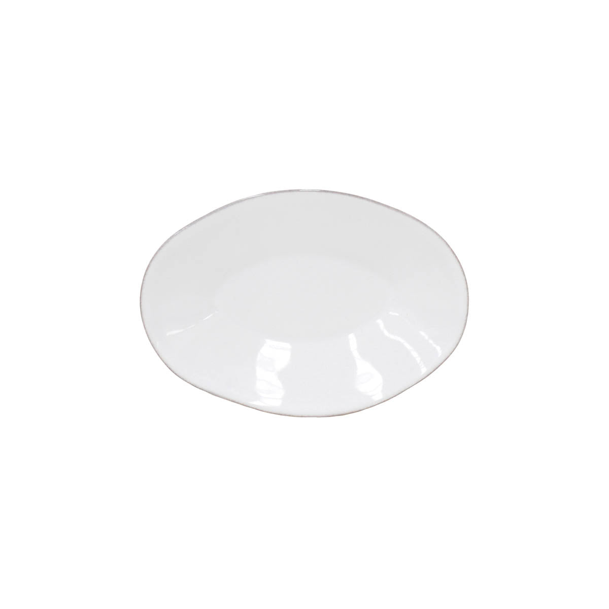 300136 Costa Nova Aparte White Oval Platter 197x140mm Tomkin Australia Hospitality Supplies