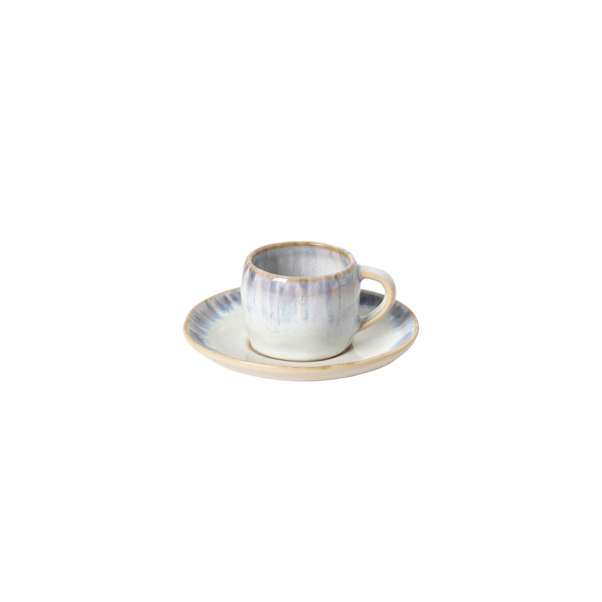 300397 Costa Nova Brisa Ria Blue Tea Cup &amp; Saucer Set 230ml Tomkin Australia Hospitality Supplies