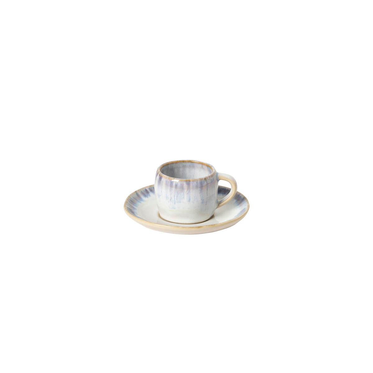 300398 Costa Nova Brisa Ria Blue Coffee Cup & Saucer Set 70ml Tomkin Australia Hospitality Supplies