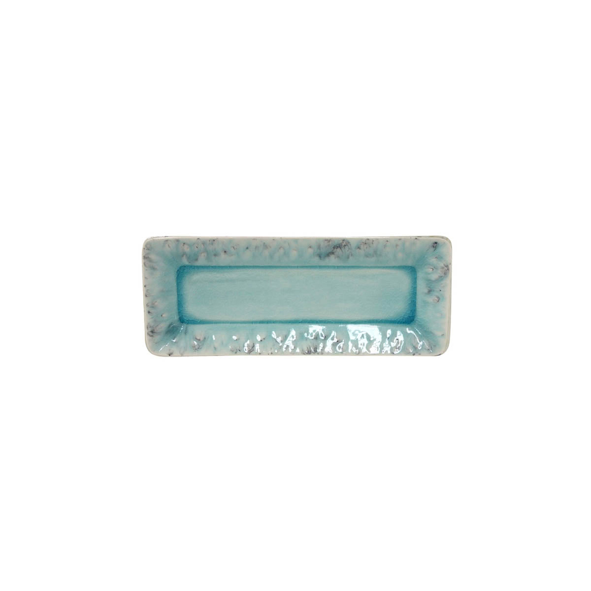 301014 Costa Nova Madeira Blue Rectangular Tray 272x108mm   Tomkin Australia Hospitality Supplies