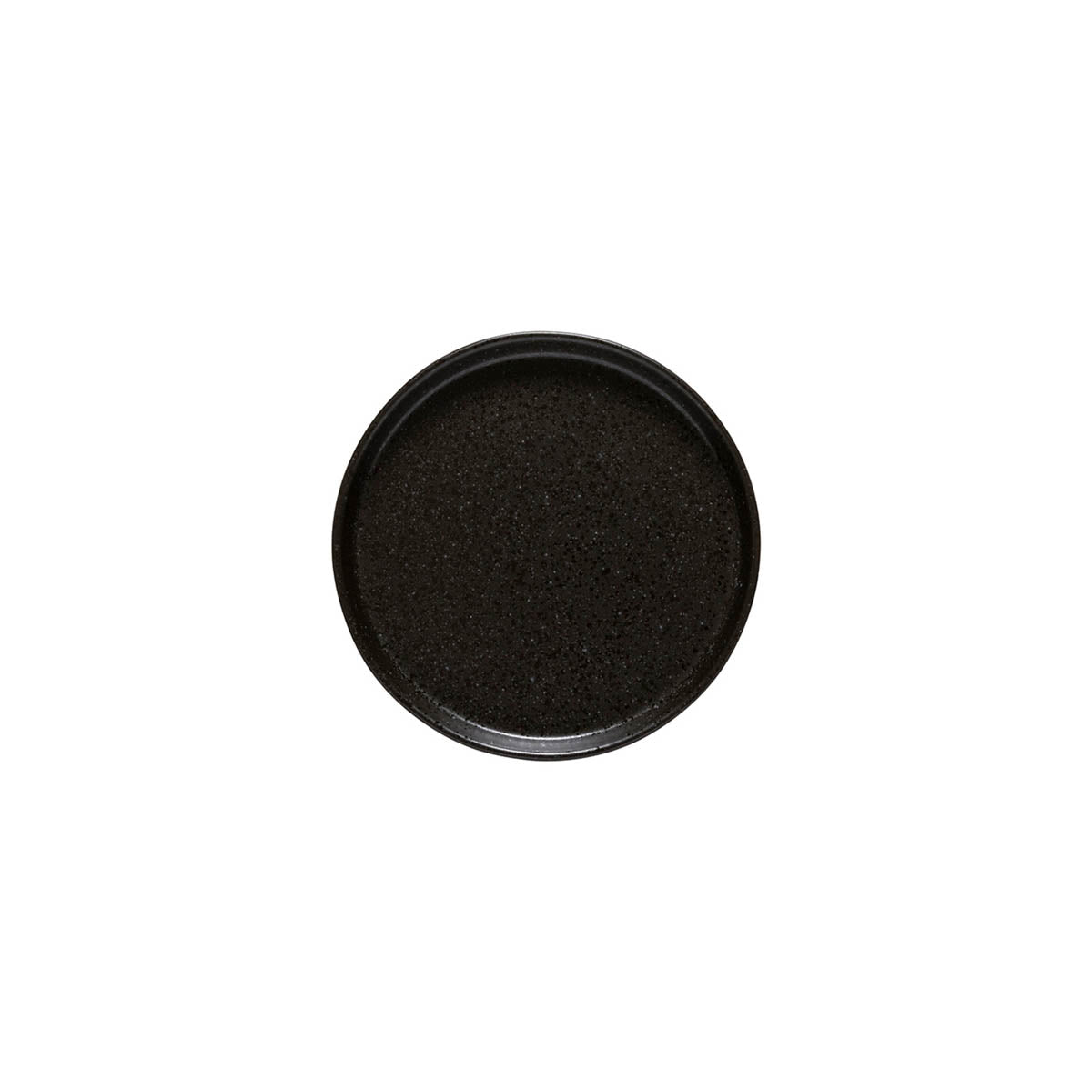 301154 Costa Nova Notos Latitude Black Round Plate 167mm Tomkin Australia Hospitality Supplies