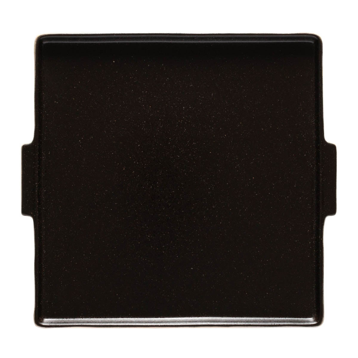 301158 Costa Nova Notos Latitude Black Square Serving Plate 337x337mm Tomkin Australia Hospitality Supplies