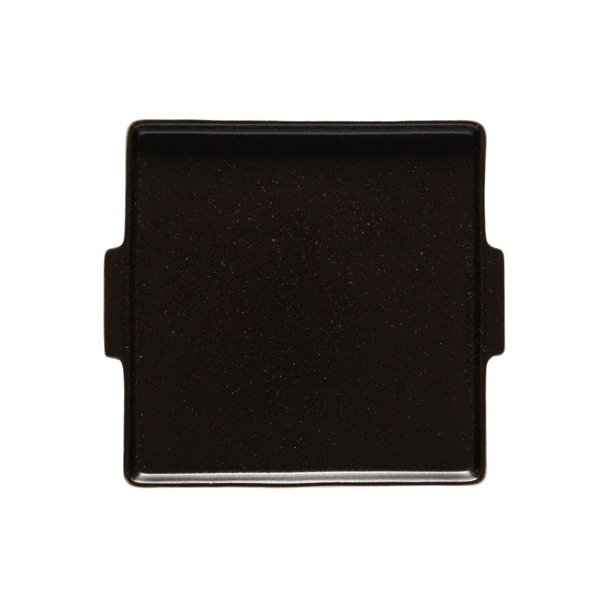 301161 Costa Nova Notos Latitude Black Square Plate 224x20mm Tomkin Australia Hospitality Supplies