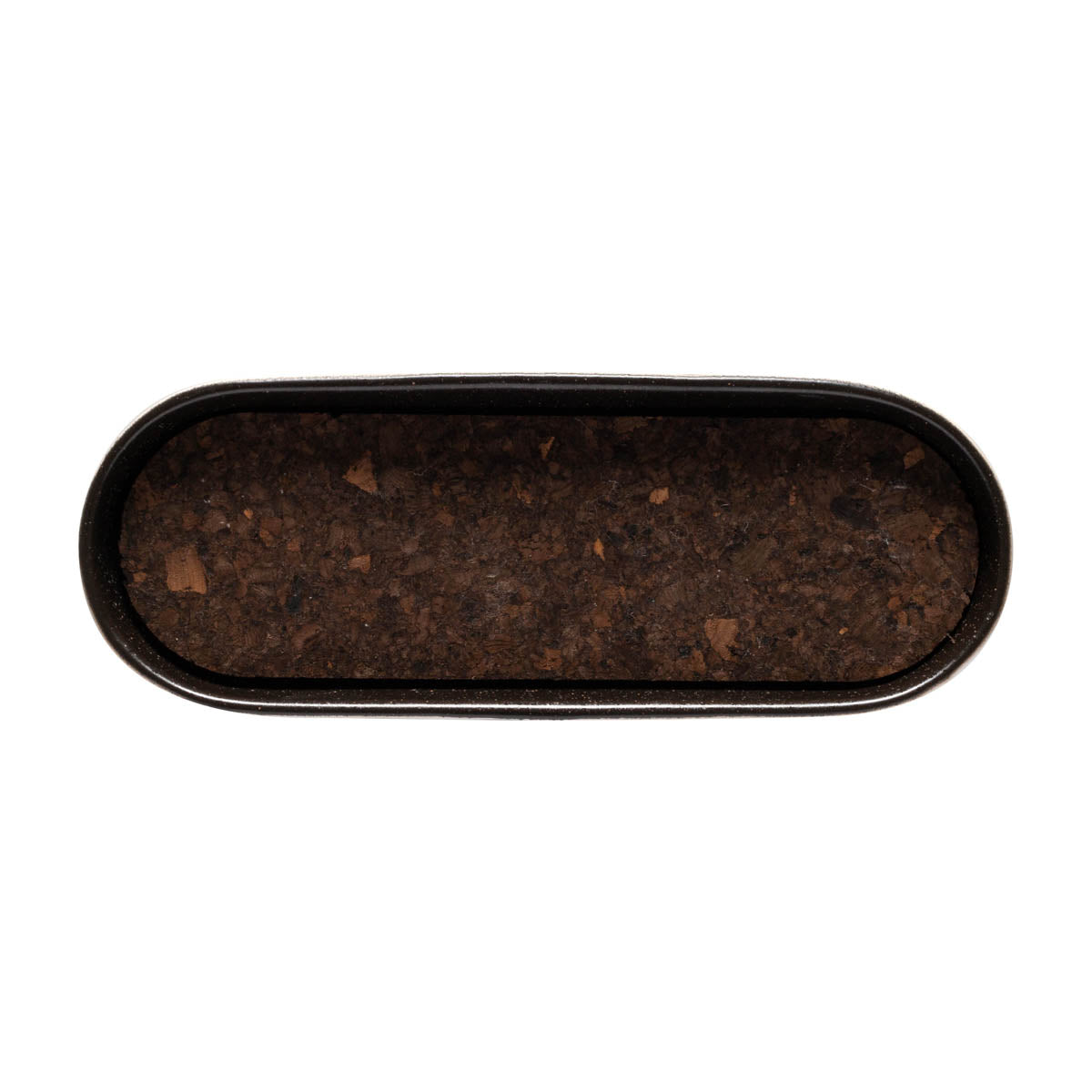 301166 Costa Nova Notos Latitude Black Deep Oval Tray 254x48mm Tomkin Australia Hospitality Supplies