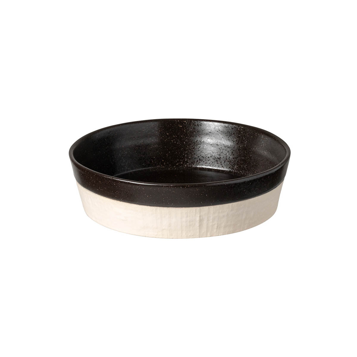 301168 Costa Nova Notos Latitude Black Low Bowl 199mm / 950ml Tomkin Australia Hospitality Supplies