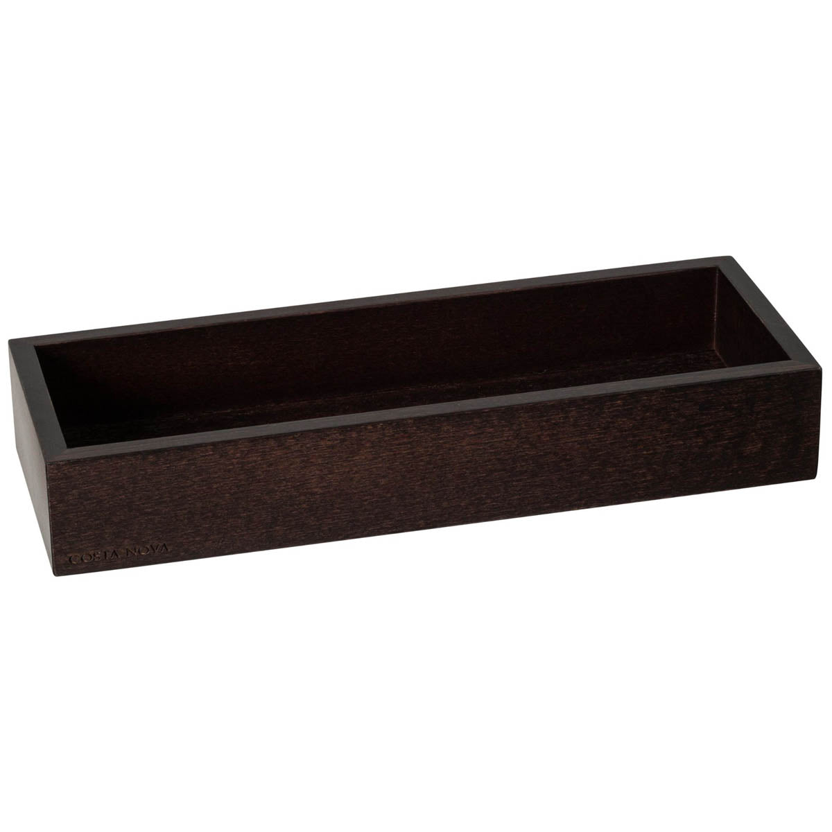 301203 Costa Nova Notos Wooden Low Tray 250x90mm Tomkin Australia Hospitality Supplies