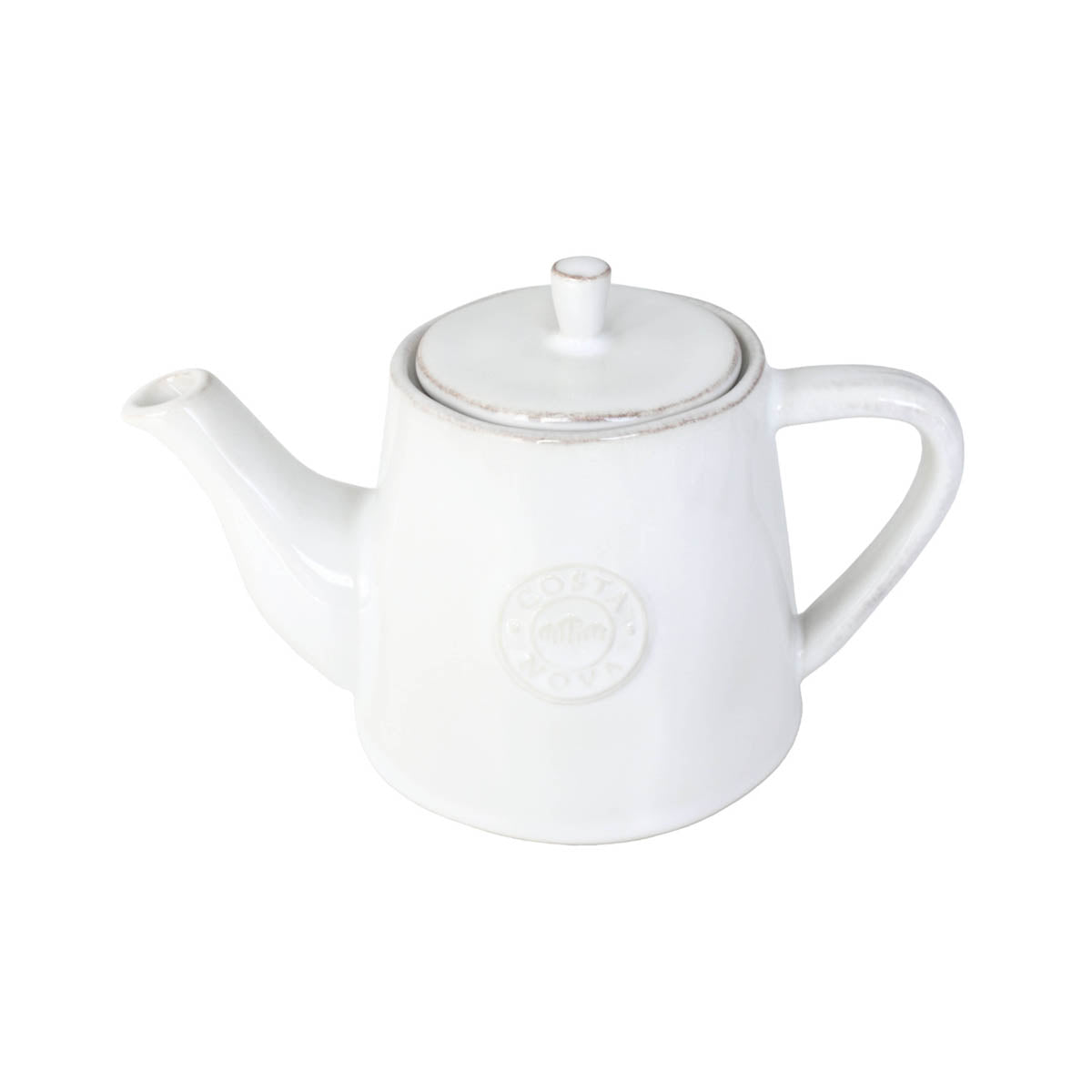 301242 Costa Nova Nova White Teapot 510ml  Tomkin Australia Hospitality Supplies
