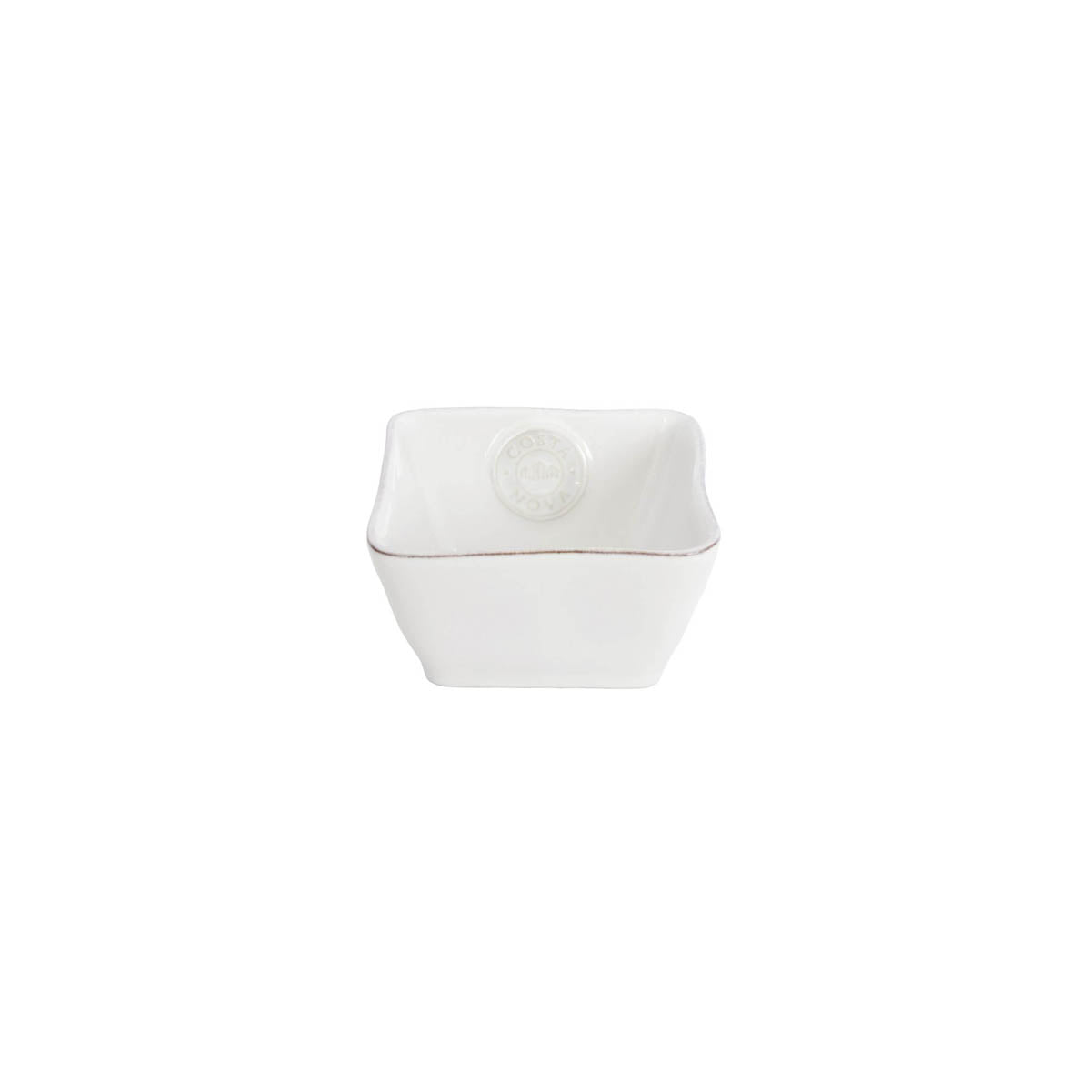 301243 Costa Nova Nova White Square Bowl 112x112mm / 340ml  Tomkin Australia Hospitality Supplies