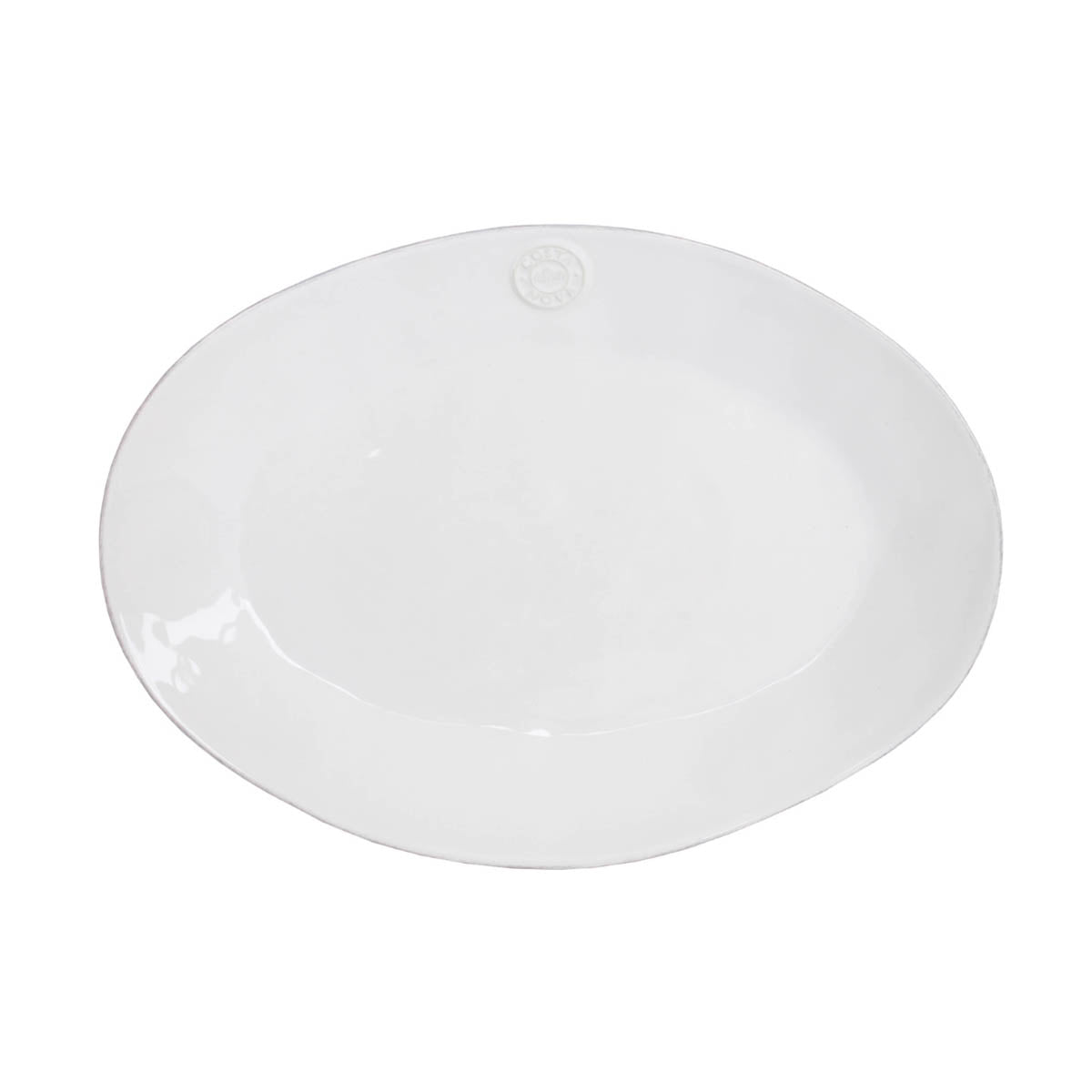 301244 Costa Nova Nova White Oval Platter 400x283mm Tomkin Australia Hospitality Supplies
