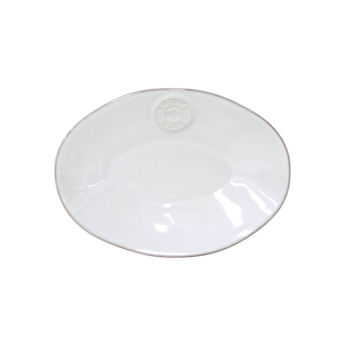 301246 Costa Nova Nova White Oval Platter 200x145mm Tomkin Australia Hospitality Supplies