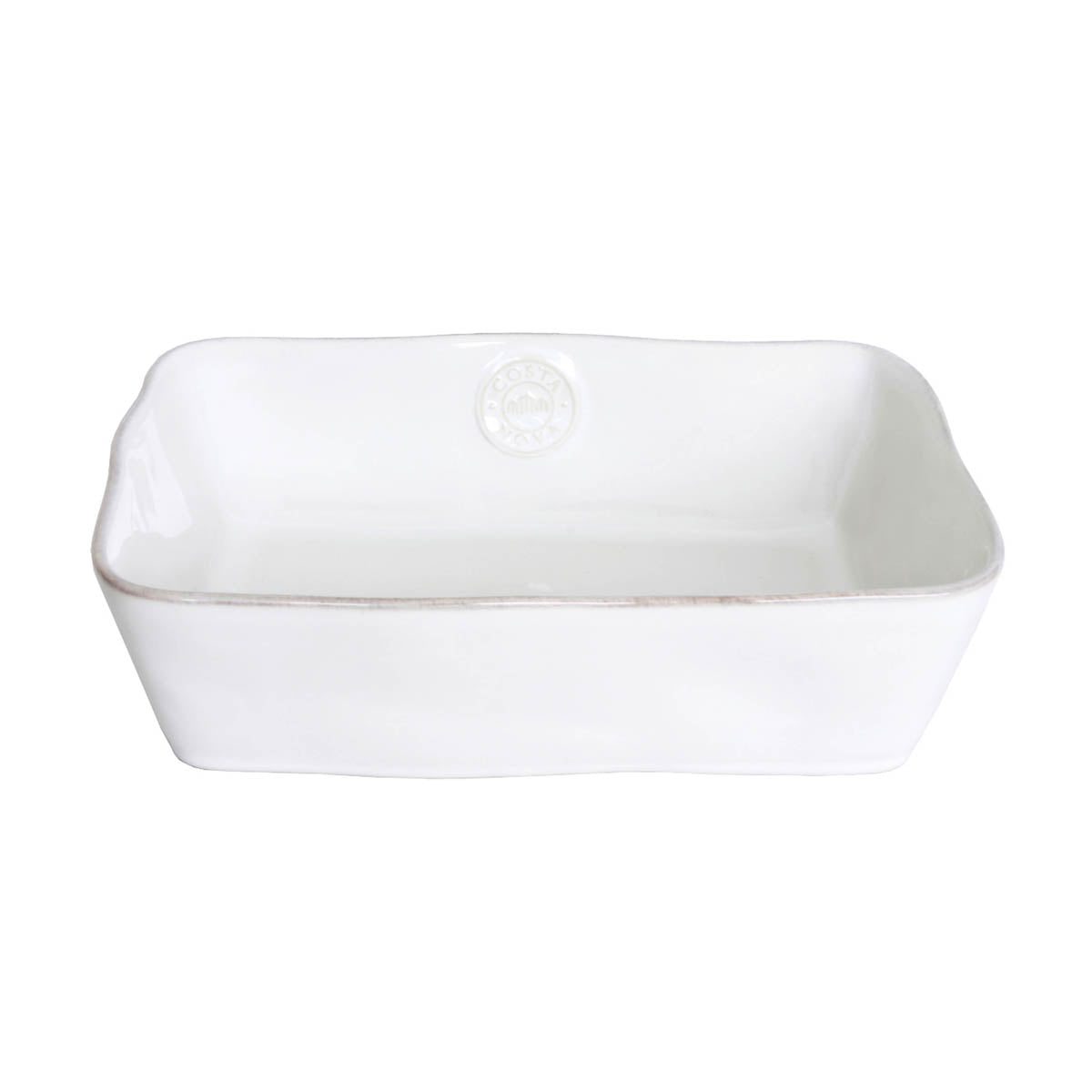 301253 Costa Nova Nova White Rectanglular Baker 257x186mm Tomkin Australia Hospitality Supplies