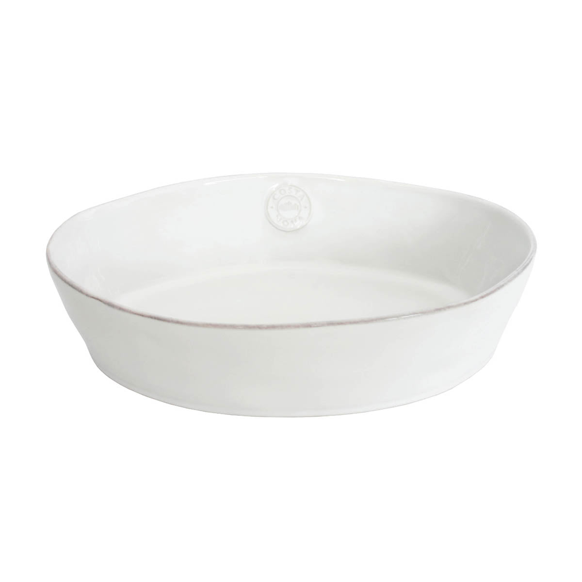 301254 Costa Nova Nova White Oval Baker 304x223x75mm Tomkin Australia Hospitality Supplies