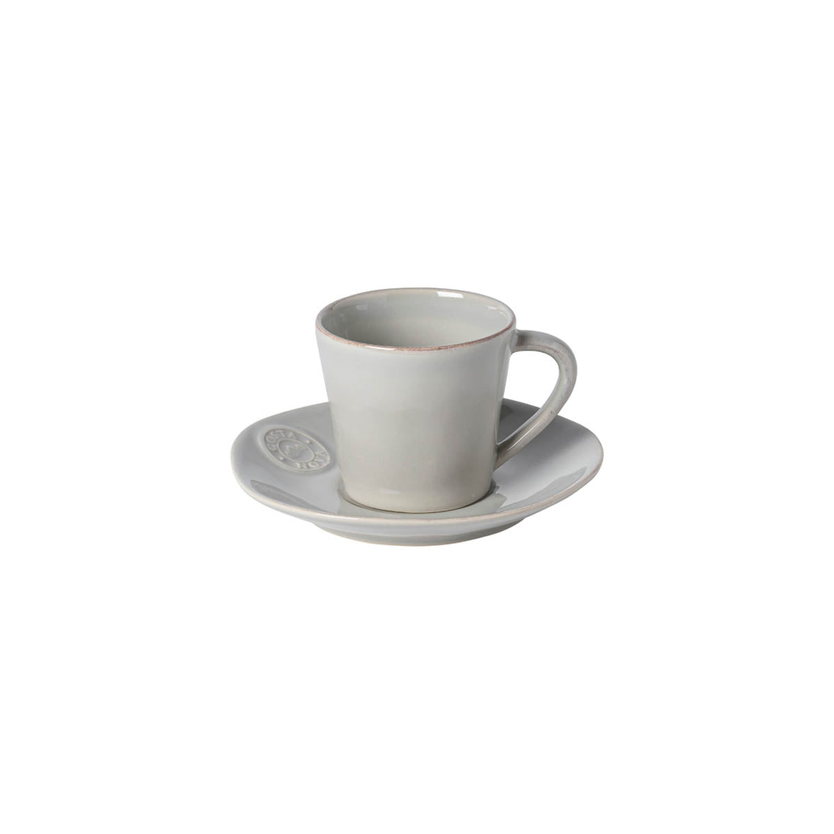 301318 Costa Nova Nova Sand Grey Tea Cup & Saucer Set 190ml  Tomkin Australia Hospitality Supplies