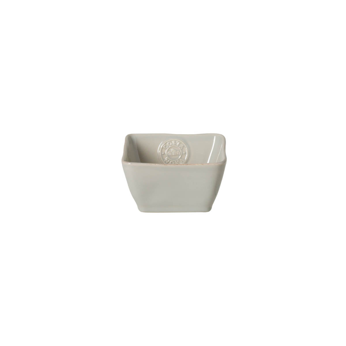 301320 Costa Nova Nova Sand Grey Square Bowl 112x112mm / 340ml  Tomkin Australia Hospitality Supplies