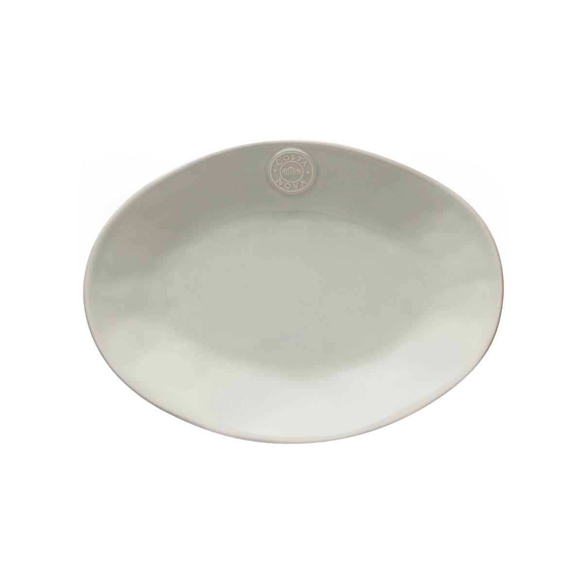 301321 Costa Nova Nova Sand Grey Oval Platter 290x214mm Tomkin Australia Hospitality Supplies