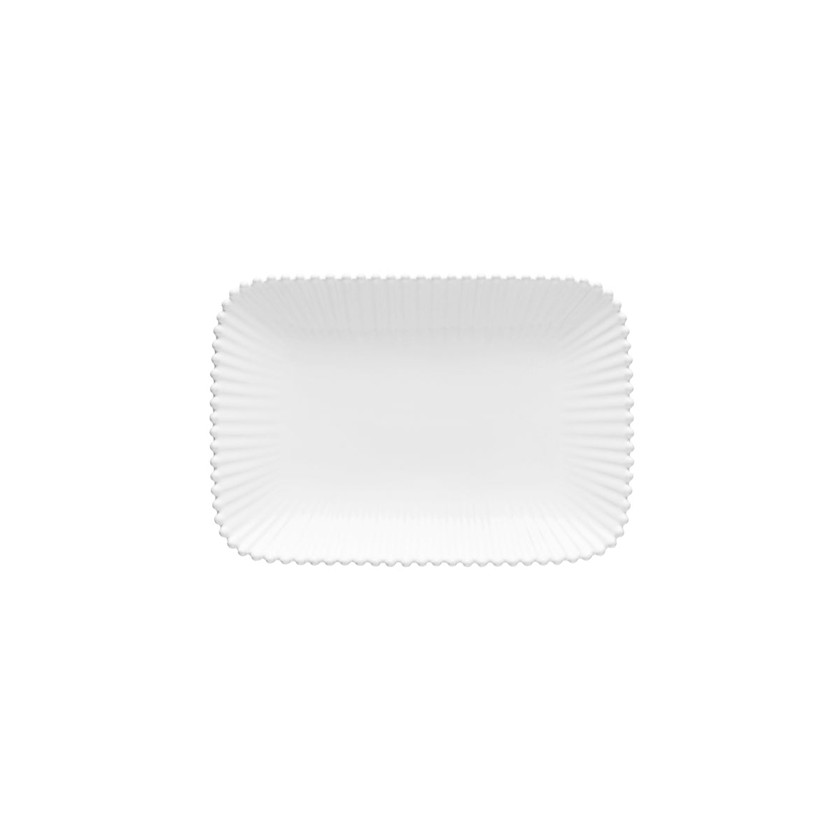 PER302-WHI Costa Nova Pearl Rectangular Platter 304x211mm Tomkin Australia Hospitality Supplies