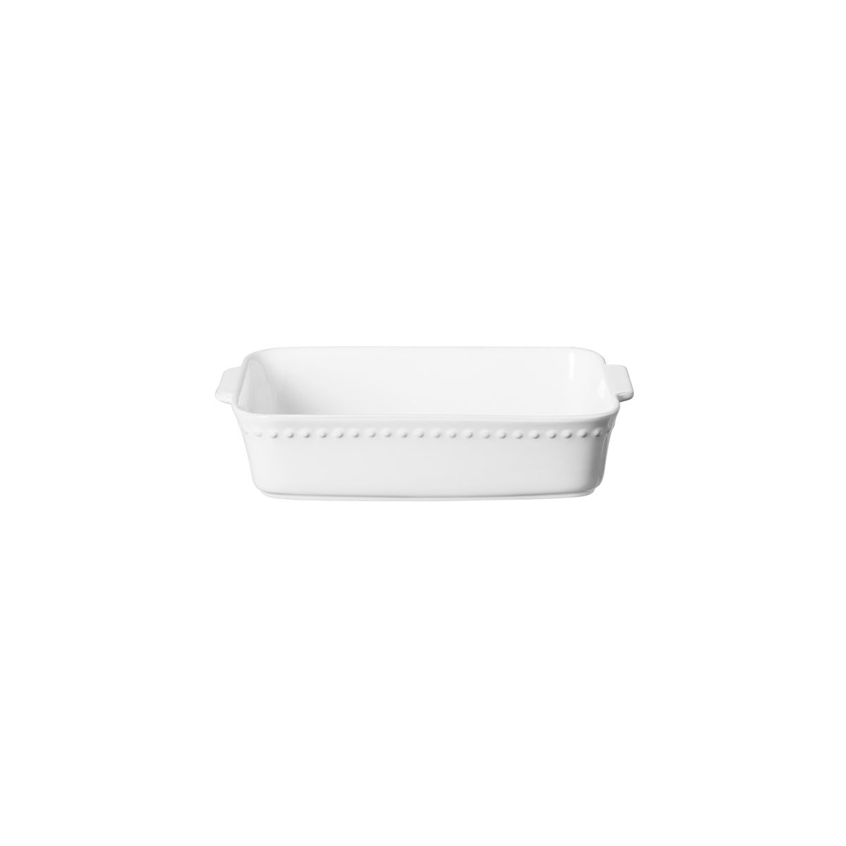 PER333-WHI Costa Nova Pearl Rectangular Baker 2440ml Tomkin Australia Hospitality Supplies
