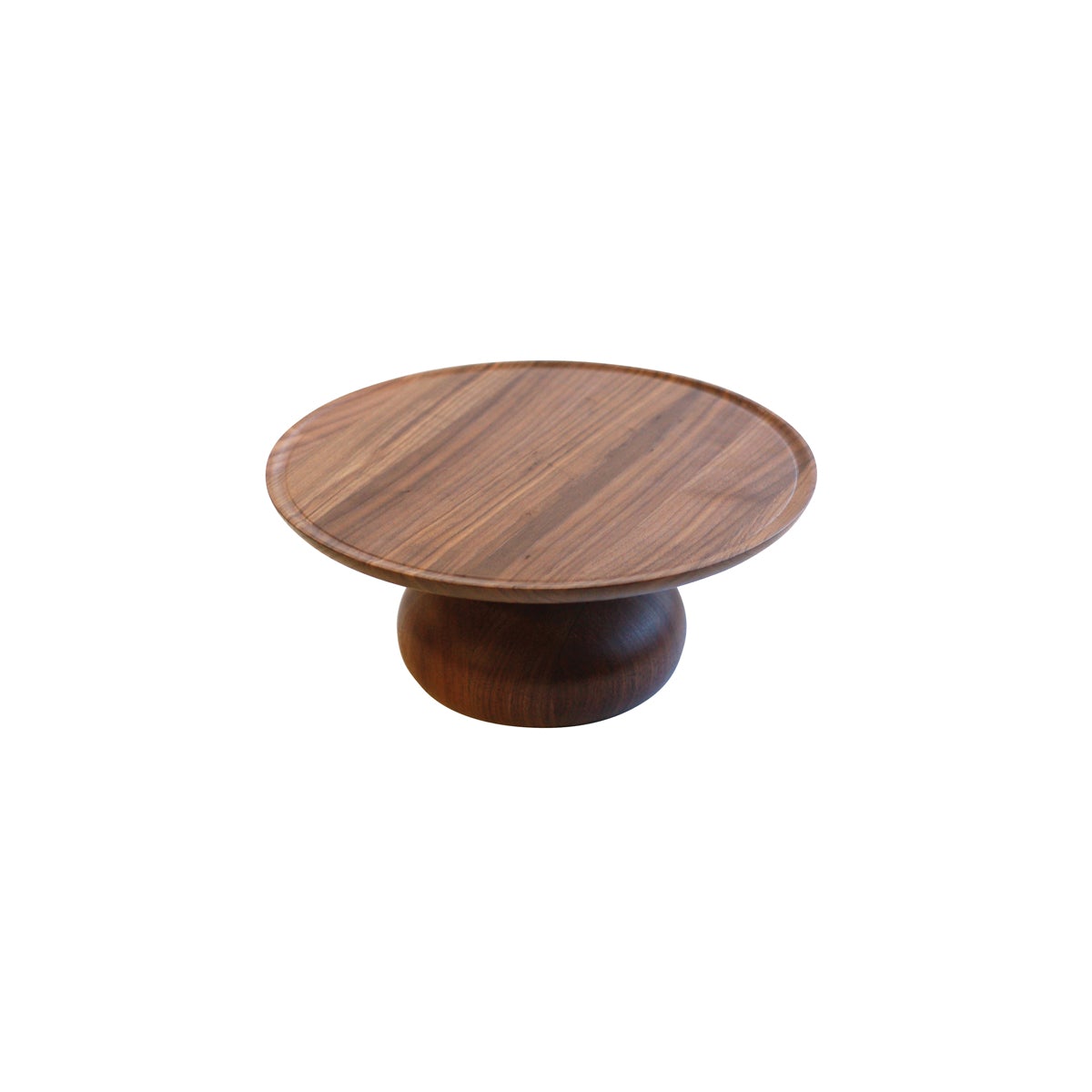 CRASTERBUCS002 Craster Craster Walnut Cake Stand Medium 320x136mm Tomkin Australia Hospitality Supplies