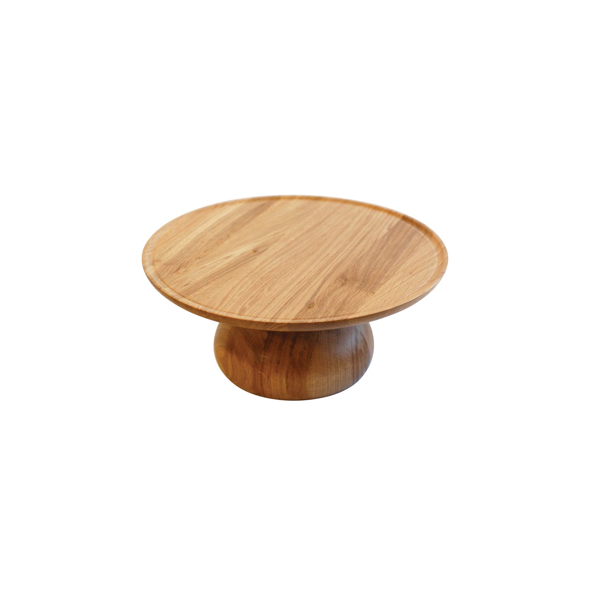 CRASTERBUCS006 Craster Craster Oak Cake Stand Medium 320x136mm Tomkin Australia Hospitality Supplies