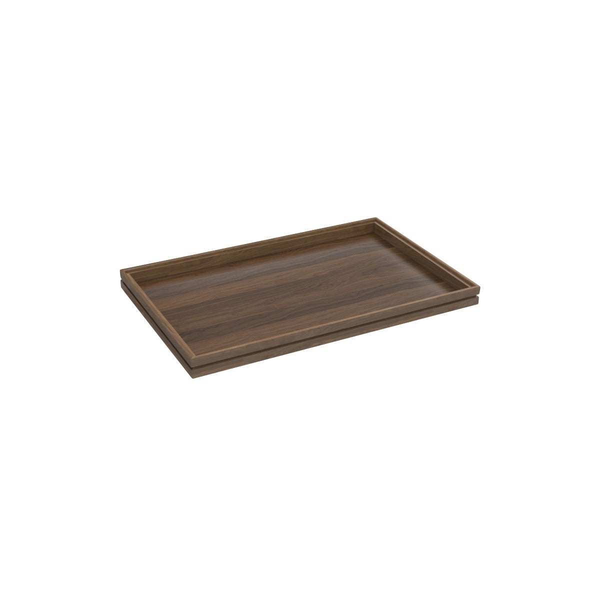 CRASTERBUFF011 Craster Craster Flow Walnut Tray Tall 1/1 Size 530x325x40mm Tomkin Australia Hospitality Supplies