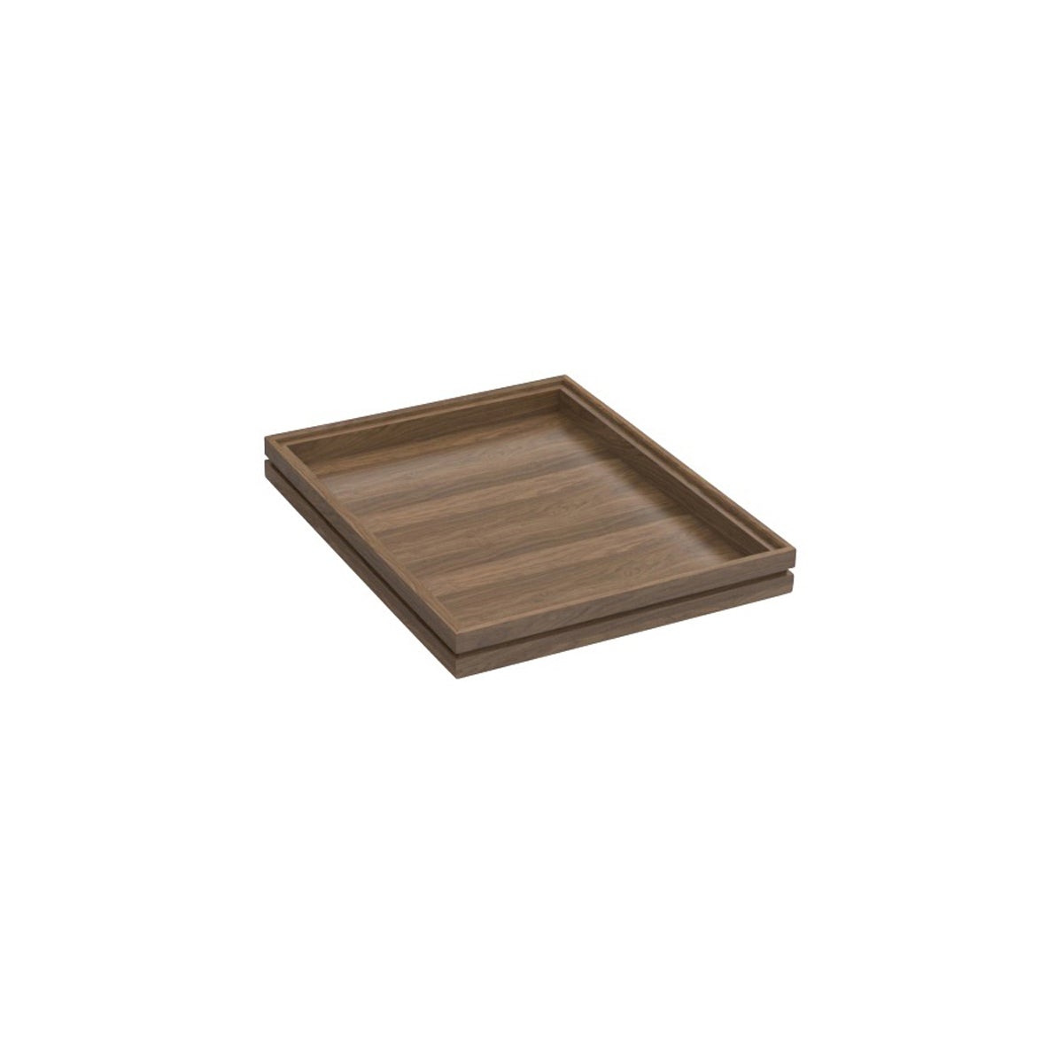 CRASTERBUFF012 Craster Craster Flow Walnut Tray Tall 1/2 Size 325x265x40mm Tomkin Australia Hospitality Supplies