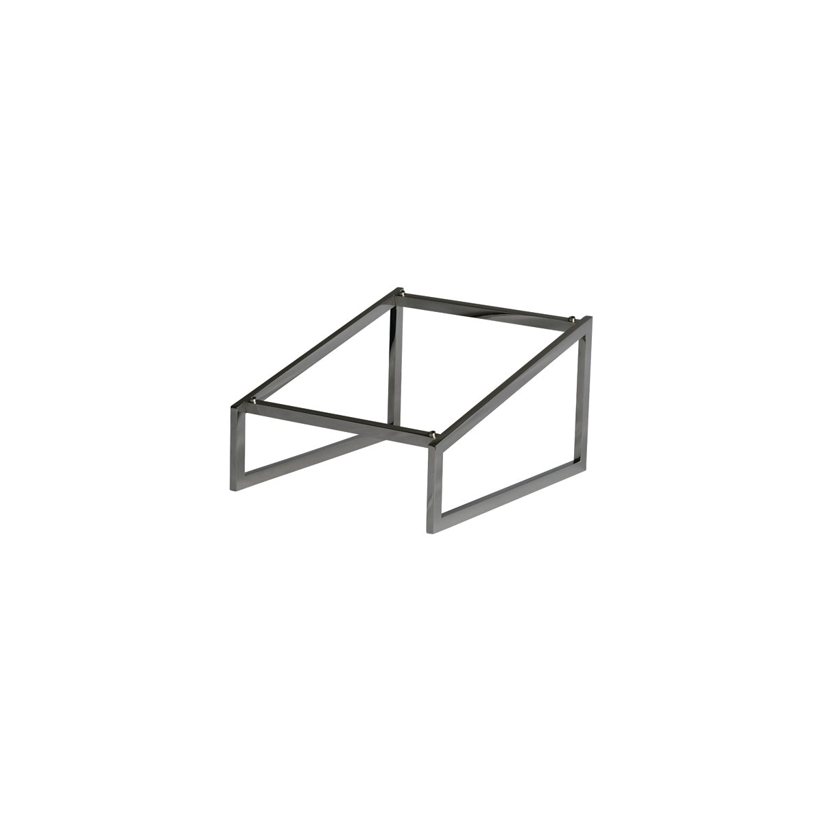 CRASTERBUFL027 Craster Craster Flow Frame Angled Tall Black 1/2 Size 315x265x182mm Tomkin Australia Hospitality Supplies