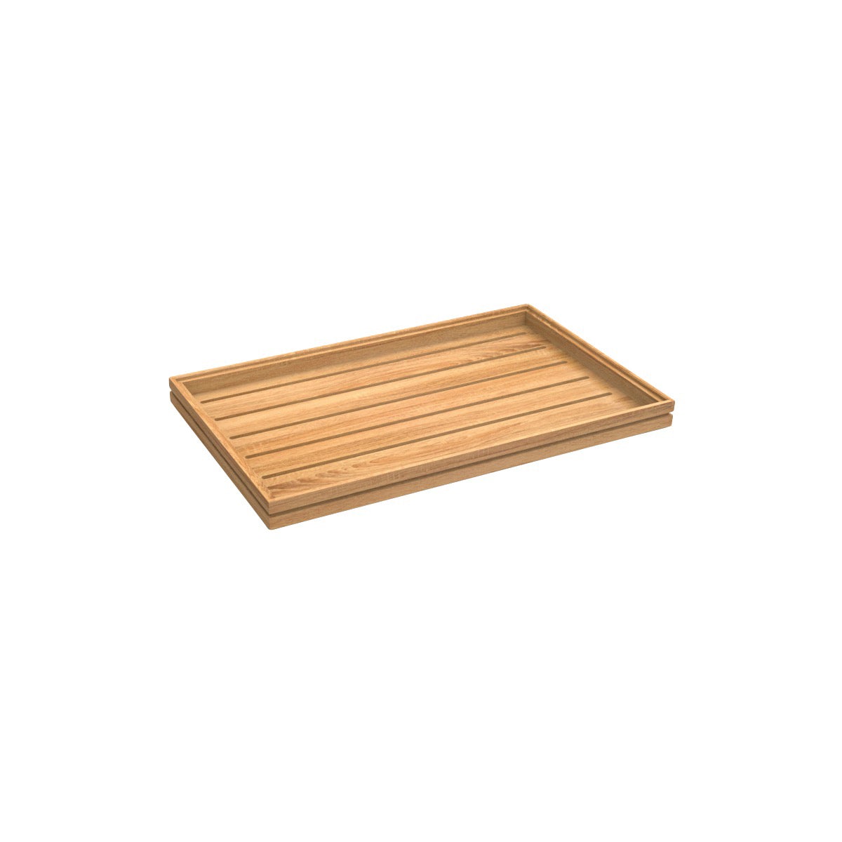 CRASTERBUFR001 Craster Craster Flow Oak Tray Tall 1/1 Size 530x325x40mm Tomkin Australia Hospitality Supplies