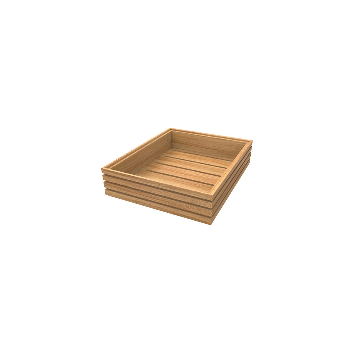 CRASTERBUFR007 Craster Craster Flow Oak Tray Tall 1/2 Size 325x265x75mm Tomkin Australia Hospitality Supplies