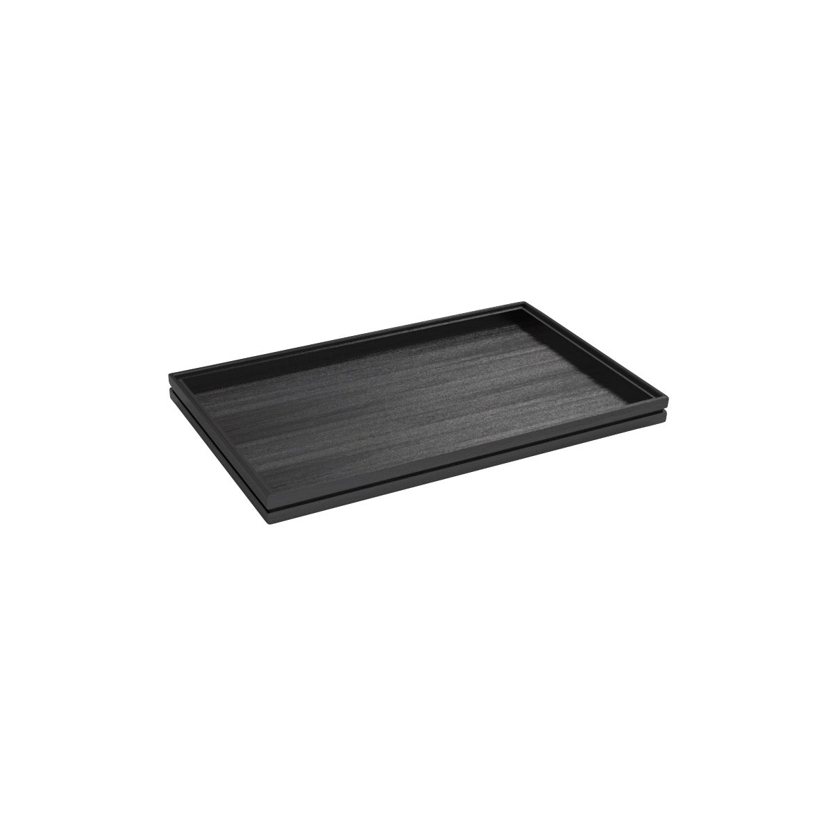 CRASTERBUFR031 Craster Craster Flow Black Tray Tall 1/1 Size 530x325x40mm Tomkin Australia Hospitality Supplies